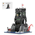 Black Pirate Watchtower Building Blocks-LesDiy-MOC-