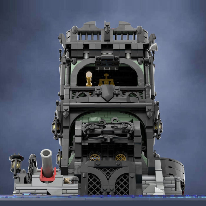 Black Pirate Watchtower Building Blocks-LesDiy-MOC-