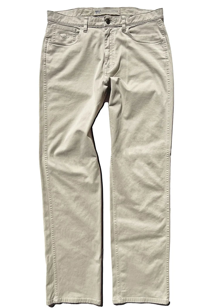 Beige pants on a white background
