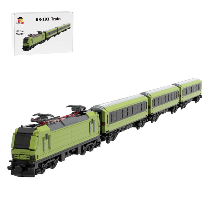 BR - 193 Electric Locomotive Building Blocks (Static Version) - LesDiy - Locomotive -