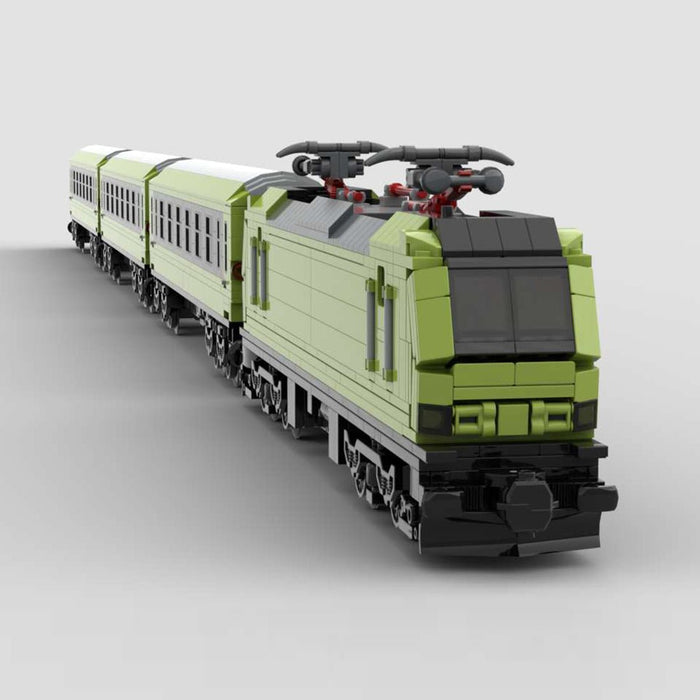BR - 193 Electric Locomotive Building Blocks (Static Version) - LesDiy - Locomotive -
