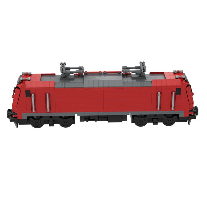 BR146-2 DB Red Regional Commuter Electric Locomotive Building Blocks-LesDiy-Locomotive-
