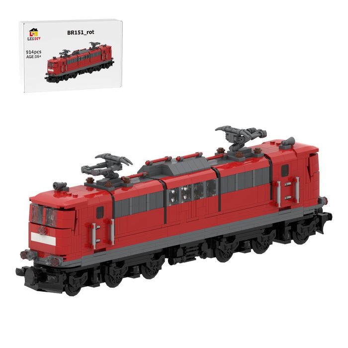 BR151 German Heavy-Duty Electric Locomotive Building Blocks-LesDiy-Locomotive-