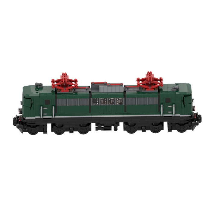 BR151 Green German Heavy-Duty Electric Locomotive Building Blocks-LesDiy-Locomotive-