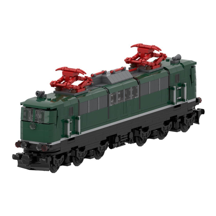BR151 Green German Heavy-Duty Electric Locomotive Building Blocks-LesDiy-Locomotive-