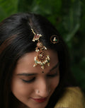 Bridal Rice Pearls Kemp Maang Tikka