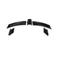 BRS Style Car Parts Front Rear Bumper Gloss Black Rear Wing