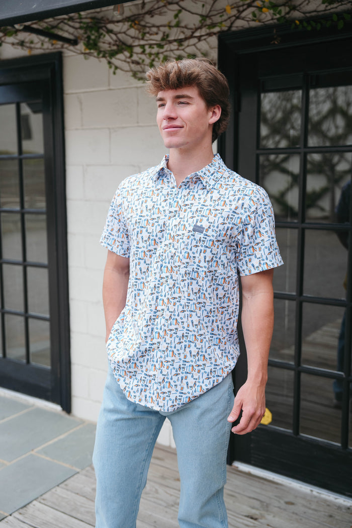 Burlebo Performance Button Down