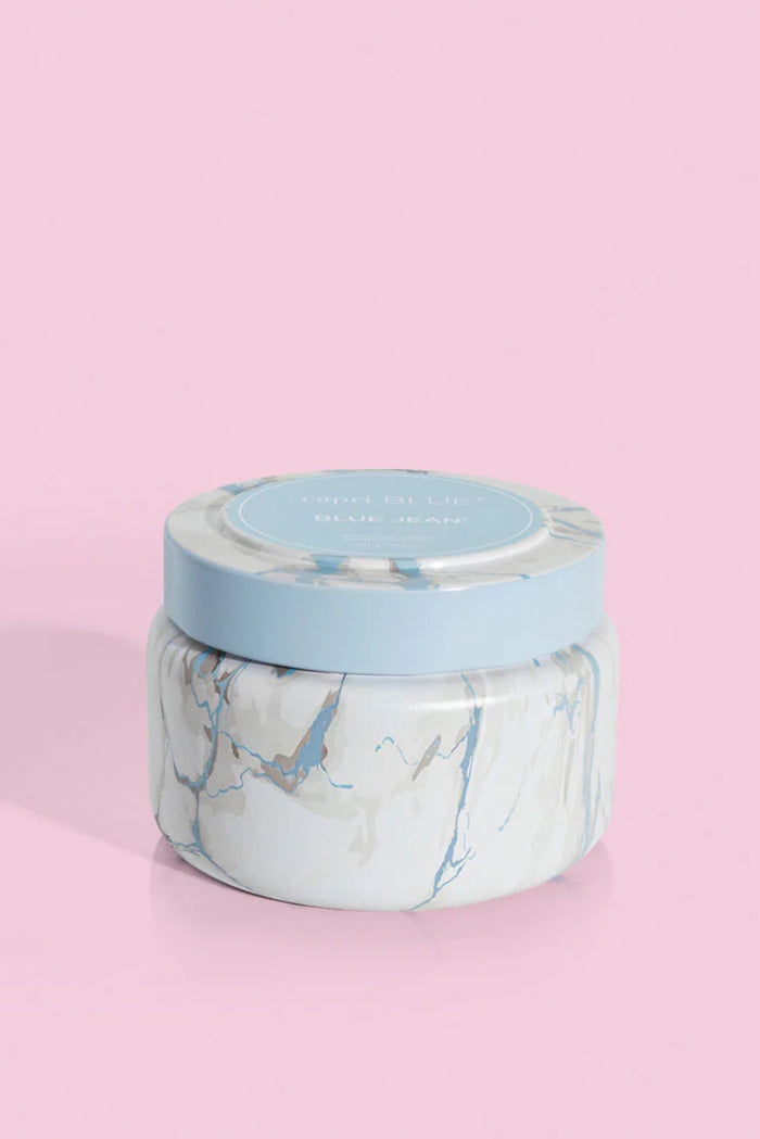 Capri Blue Marble 8.5oz Travel Tin