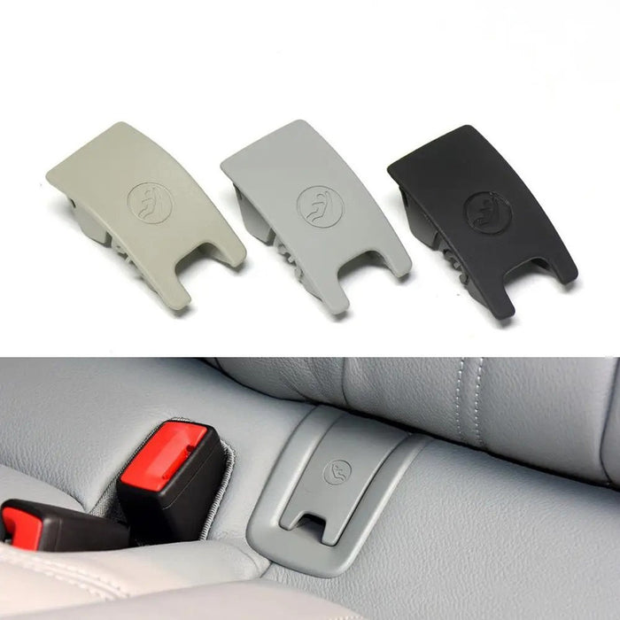 Car Craft Compatible With Audi A4 2008-2016 A6 2013-2018 Child Seat Belt Lock Cover Isofix Cover Gray CC-8928 - CAR CRAFT INDIA