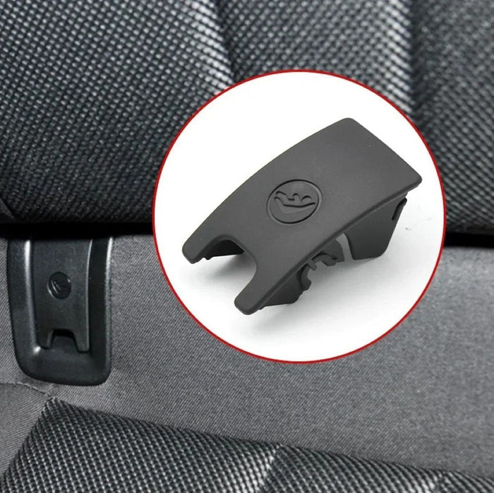 Car Craft Compatible With Audi A4 2008-2016 A6 2013-2018 Child Seat Belt Lock Cover Isofix Cover Gray CC-8928 - CAR CRAFT INDIA
