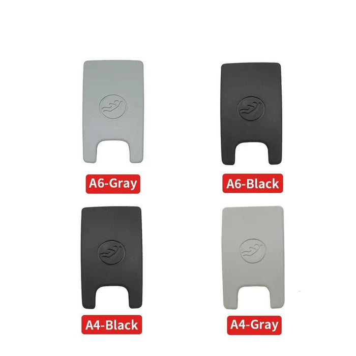 Car Craft Compatible With Audi A4 2008-2016 A6 2013-2018 Child Seat Belt Lock Cover Isofix Cover Gray CC-8928 - CAR CRAFT INDIA