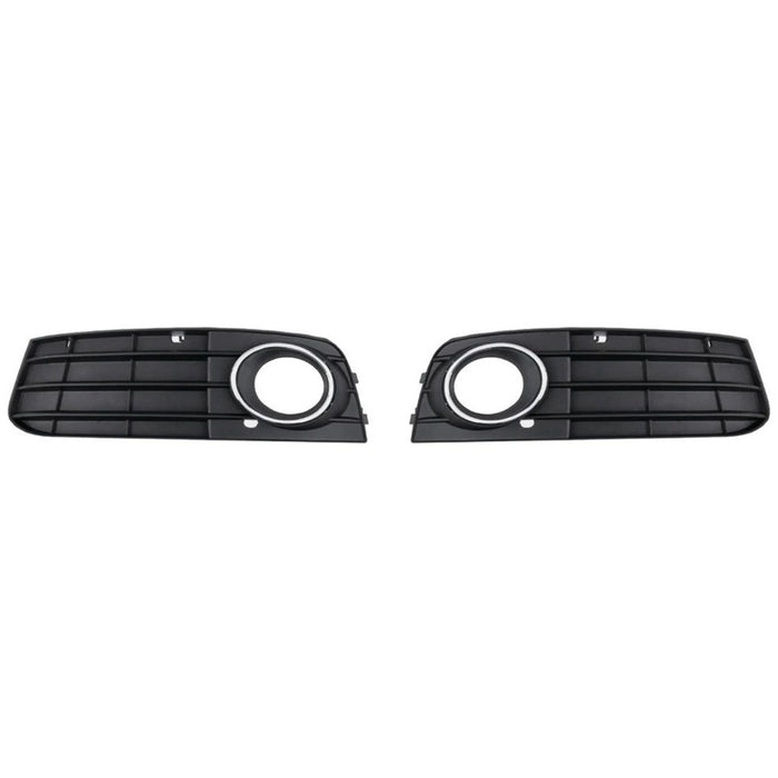 Car Craft Compatible With Audi A4l A4 B8 2009-2012 Car Front Bumper Fog Lights Lamp Cover Grill Grille - CAR CRAFT INDIA