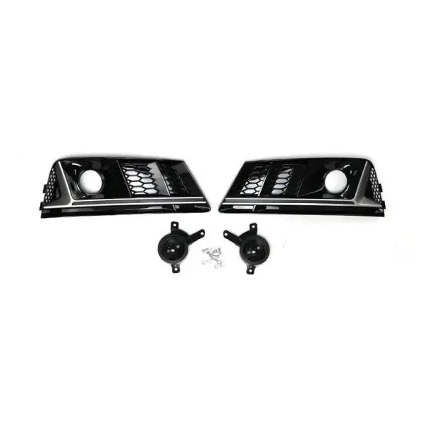 Car Craft Compatible With Audi A4l B9 Fog Lamp Grill Frame