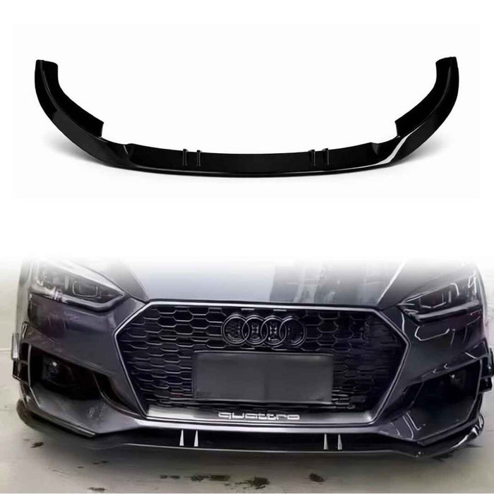 Car Craft Compatible With Audi A5 2017-2020 S5 Rs5 Front Bumper Lip Splitter Skirt Trim A5-030/031 Gc - CAR CRAFT INDIA