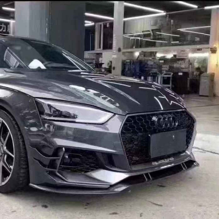 Car Craft Compatible With Audi A5 2017-2020 S5 Rs5 Front Bumper Lip Splitter Skirt Trim A5-030/031 Gc - CAR CRAFT INDIA
