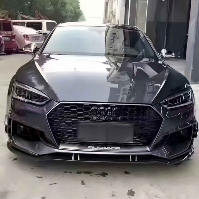 Car Craft Compatible With Audi A5 2017-2020 S5 Rs5 Front Bumper Lip Splitter Skirt Trim A5-030/031 Gc - CAR CRAFT INDIA