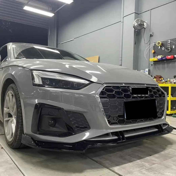 Car Craft Compatible With Audi A5 2017-2020 S5 Rs5 Front Bumper Lip Splitter Skirt Trim A5-030/031 Gc - CAR CRAFT INDIA