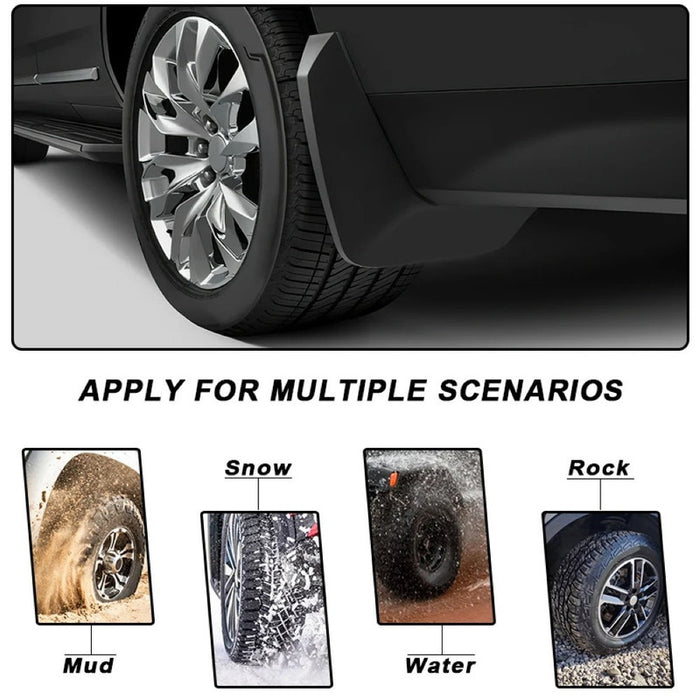 Car Craft Compatible With Audi A8 2022+ Car Tyre Mudflaps Mud Flap Mud Guard Fender Splash Guard Au1024 CC-7390 - CAR CRAFT INDIA