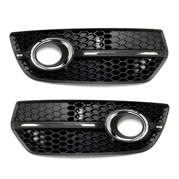 Car Craft Compatible With Audi Q5 2008-2012 Upgraded Front Bumper Fog Lamp Light Grill Cover Q5-021 Gc CC-11162