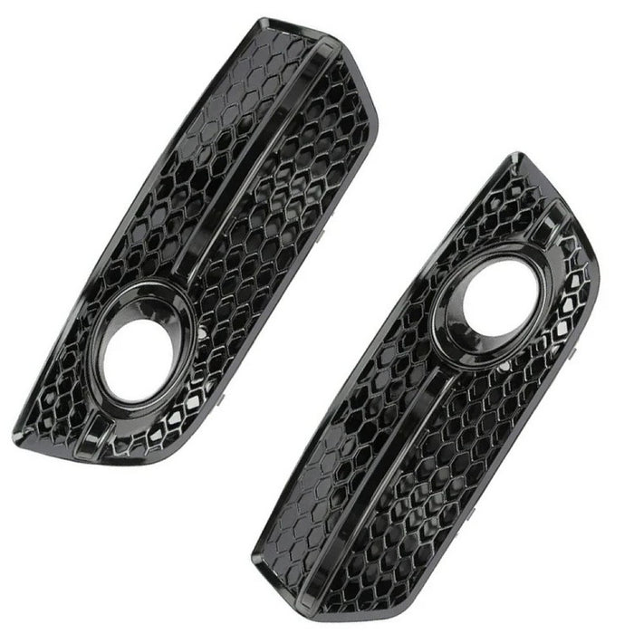 Car Craft Compatible With Audi Q5 2008-2012 Upgraded Front Bumper Fog Lamp Light Grill Cover Q5-021 Gc CC-11162