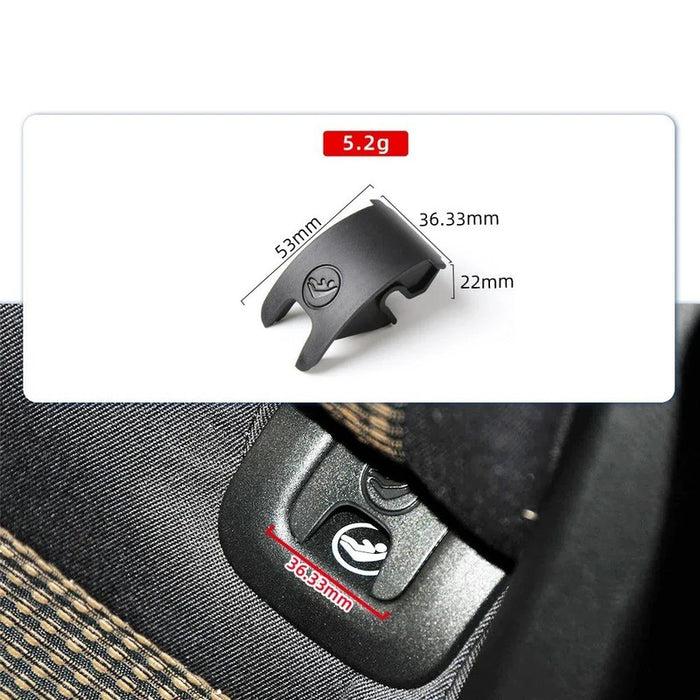 Car Craft Compatible With Audi Q5 2009-2016 Rear Child Seat Belt Lock Isofix Cover Trim 8r08871874pk CC-8974 - CAR CRAFT INDIA