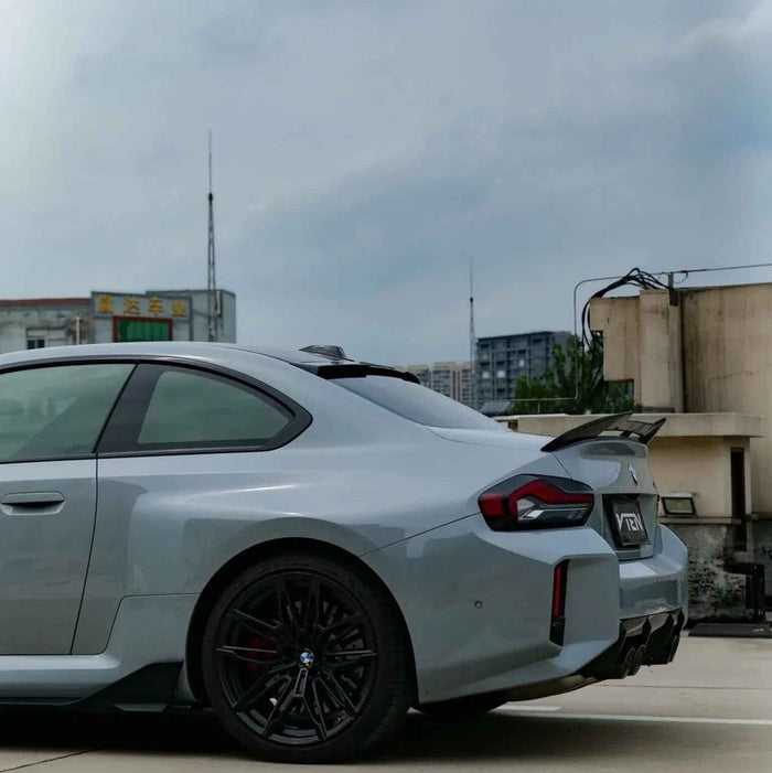 Car Craft Compatible With Bmw 2 Series G87 M2 2022-2026 Rear Wing Lip Roof Spoiler Trim Vten V Ten Style CC-10903