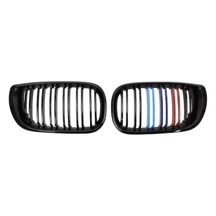 Car Craft Compatible With Bmw 3 Series E46 1998-2004 Upgrade Front Bumper Show Grill Tri Colour 2 Door - CAR CRAFT INDIA