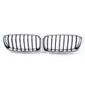 Car Craft Compatible With Bmw 3 Series F30 2012-2018 Front Bumper Grill Single Line Glossy Black Chrome CC-11184