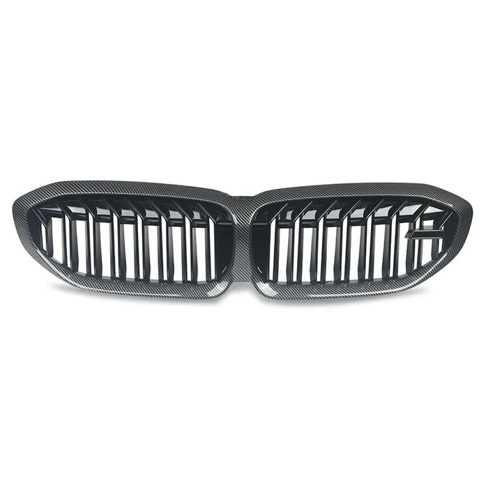 Car Craft Compatible With Bmw 3 Series G20 2019-2022 Upgrade Front Bumper Show Grill Carbon Fiber Look - CAR CRAFT INDIA