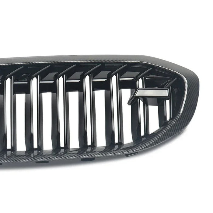 Car Craft Compatible With Bmw 3 Series G20 2019-2022 Upgrade Front Bumper Show Grill Glossy Black - CAR CRAFT INDIA