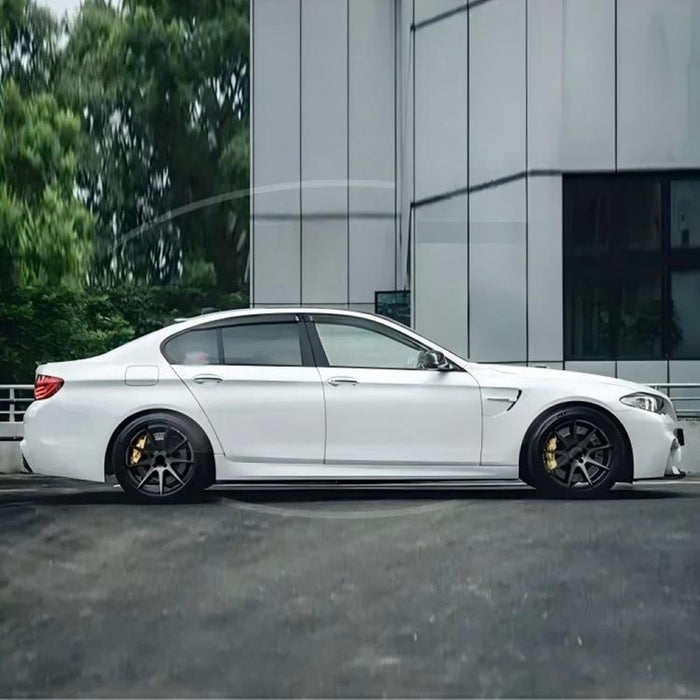 Car Craft Compatible With Bmw 5 Series F10 2010-2017 M Sport M4 Side Skirt Splitter Running Board CC-10681