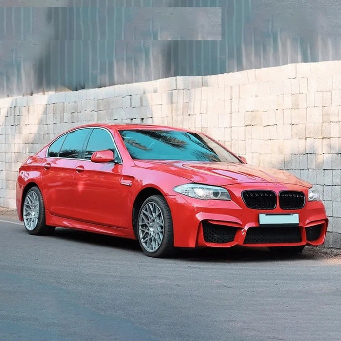 Car Craft Compatible With Bmw 5 Series F10 2010-2017 M Sport M4 Side Skirt Splitter Running Board CC-10681