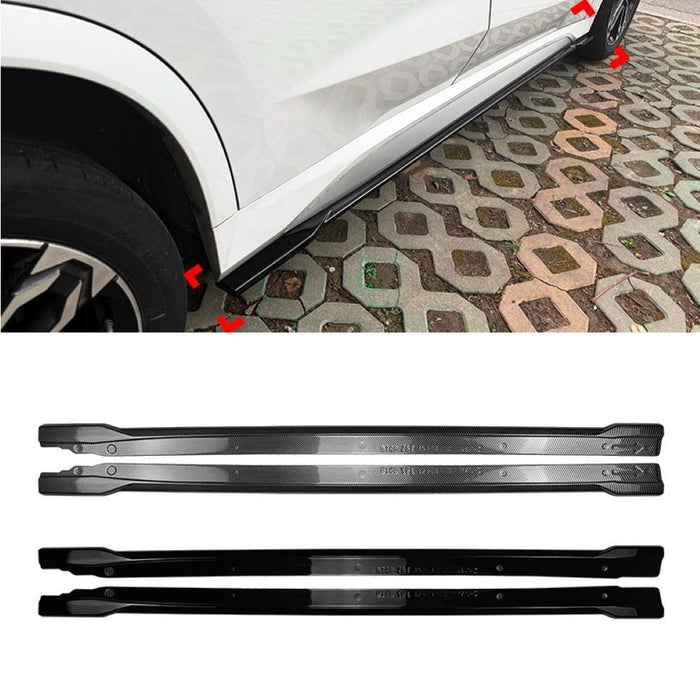 Car Craft Compatible With Bmw X1 U11 2023-2026 Side Skirt Splitter Trim Running Board Zst-1530 Gb Glossy Black CC-10992