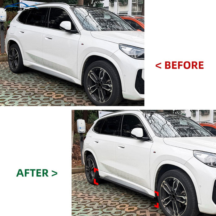 Car Craft Compatible With Bmw X1 U11 2023-2026 Side Skirt Splitter Trim Running Board Zst-1530 Gb Glossy Black CC-10992