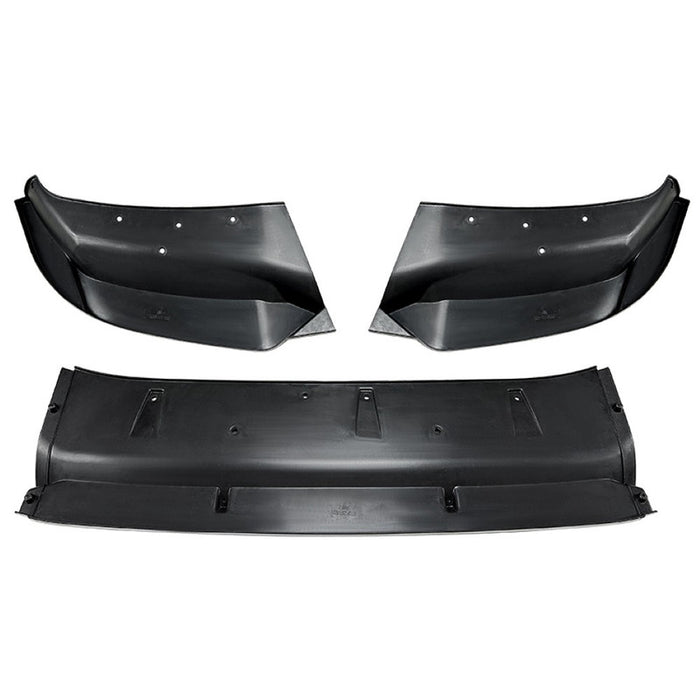 Car Craft Compatible With Bmw X1 U11 2023+ Front Bumper Lip Splitter Skirst Glossy Black Zst-522 Gb - CAR CRAFT INDIA