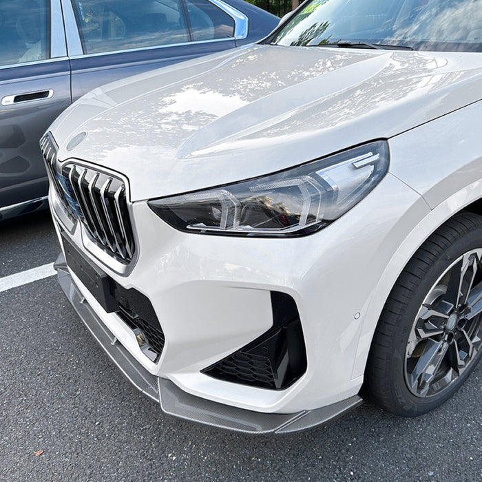 Car Craft Compatible With Bmw X1 U11 2023+ Front Bumper Lip Splitter Skirst Glossy Black Zst-522 Gb - CAR CRAFT INDIA