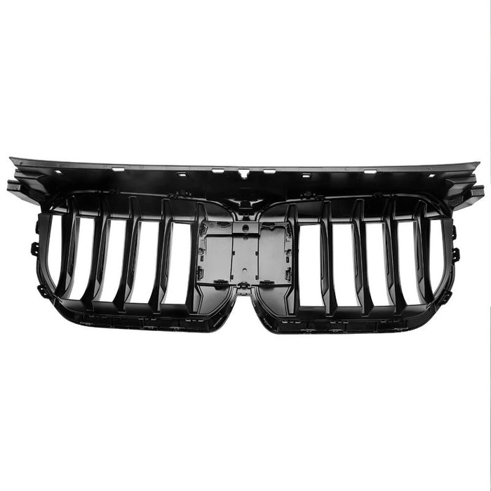 Car Craft Compatible With Bmw X1 U11 2023+ Front Bumper Show Grill Glossy Black CC-9077 - CAR CRAFT INDIA