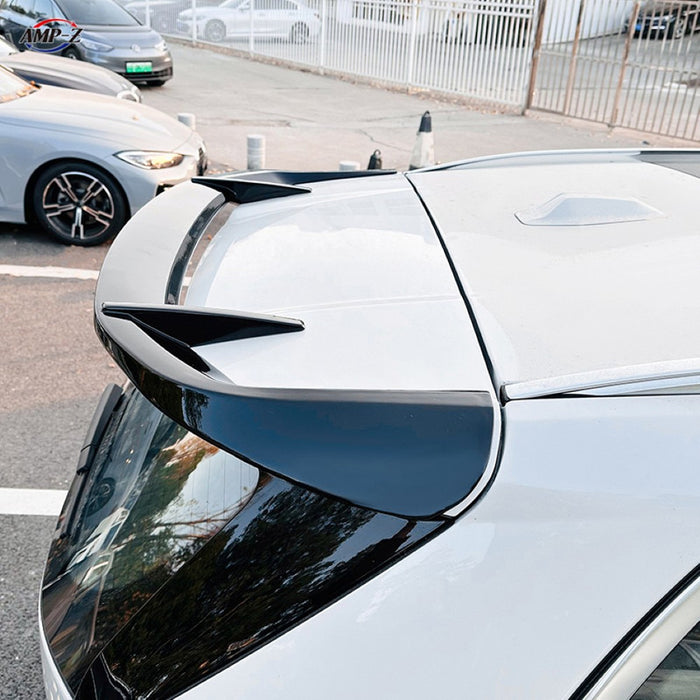 Car Craft Compatible With Bmw X1 U11 2023+ Rear Roof Boot Wing Lip Spoiler Carbon Fiber Look Zst-607 Cf - CAR CRAFT INDIA