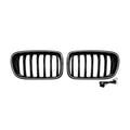 Car Craft Compatible With Bmw X3 F25 2011-2013 Front Bumper Show Gril Glossy Black Single Line With Led Light ZST-1478 SINGLE LED CC-11072