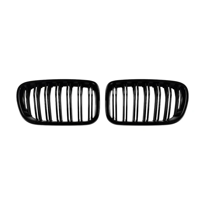 Car Craft Compatible With Bmw X3 F25 2011-2013 Front Bumper Show Gril Glossy Black Dual Line ZST-1478 DUAL CC-11071