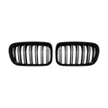 Car Craft Compatible With Bmw X3 F25 2011-2013 Front Bumper Show Gril Glossy Black Dual Line ZST-1478 DUAL CC-11071