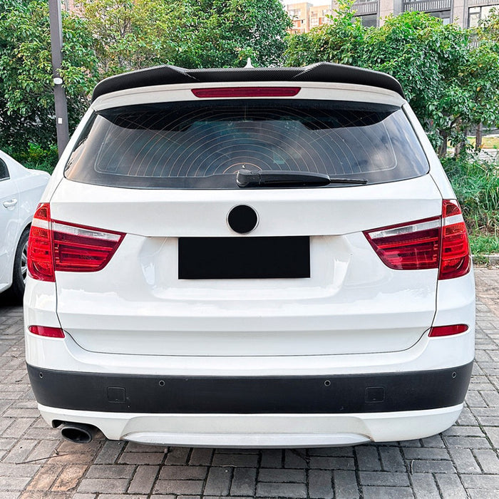 Car Craft Compatible With Bmw X3 F25 2011-2017 Rear Roof Boot Wing Lip Spoiler Zst-908 Gb Glossy Black - CAR CRAFT INDIA