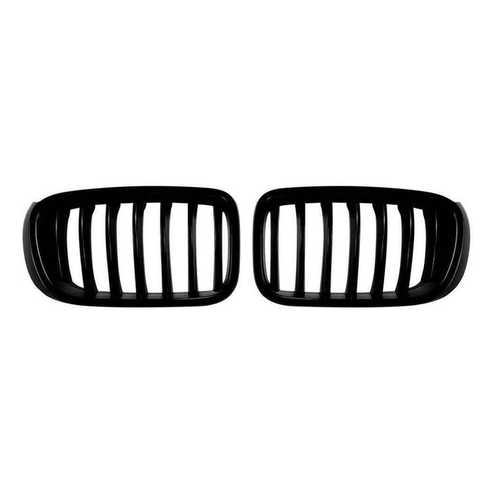 Car Craft Compatible With Bmw X3 F25 Lci 2014-2017 Front Bumper Show Gril Glossy Black Single Line ZST-1479 SINGLE LINE CC-11074