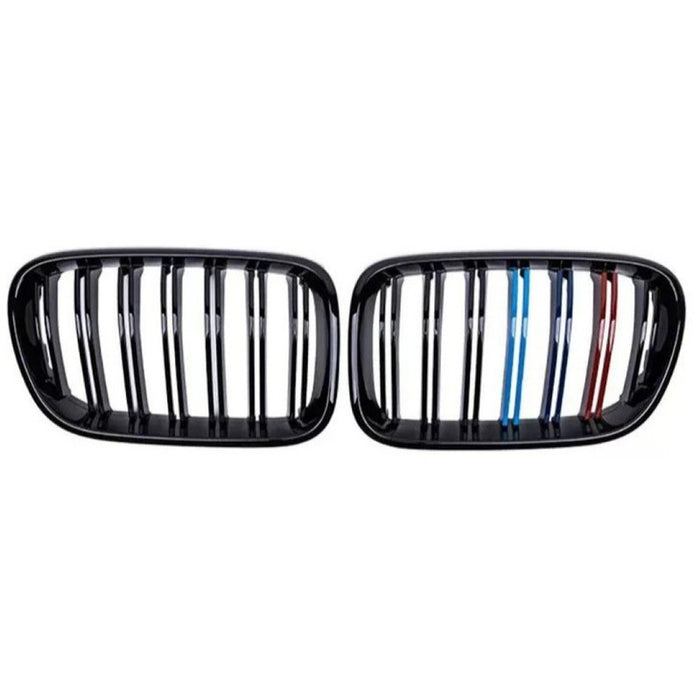 Car Craft Compatible With Bmw X3 X4 F25 F26 2010-2013 Front Bumper M Tri Colour Show Grill - CAR CRAFT INDIA