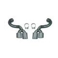 Car Craft Compatible With Bmw X5 F15 2013-2018 Exhaust Tips Tail Pipe Midpipe Muffler With Clamp Gc CC-9341 - CAR CRAFT INDIA