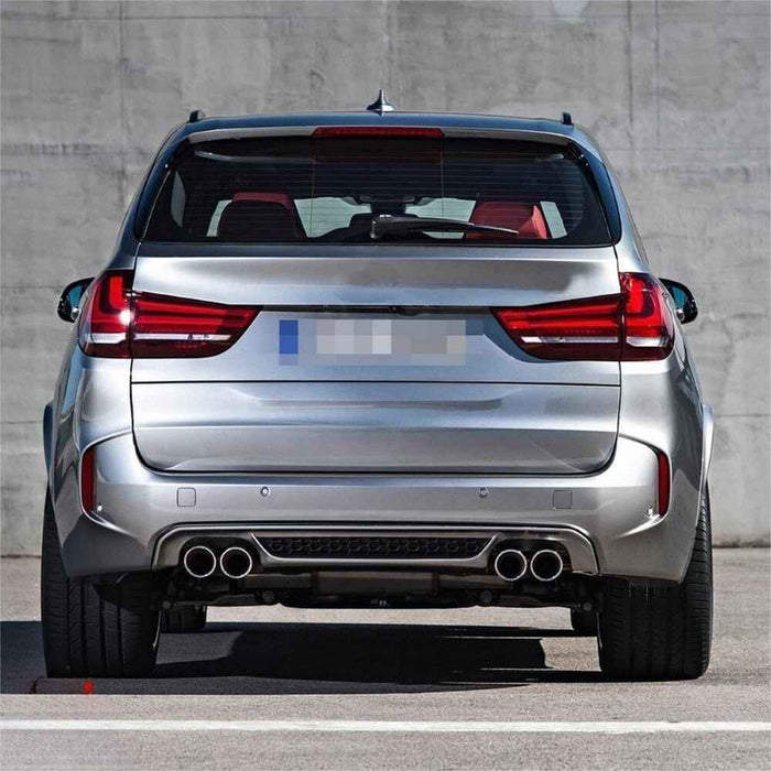 Car Craft Compatible With Bmw X5 F15 2013-2018 Exhaust Tips Tail Pipe Midpipe Muffler With Clamp Gc CC-9341 - CAR CRAFT INDIA