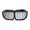 Car Craft Compatible With Bmw X7 G07 2019-2021 Front Bumper M Tri Colour Show Grill - CAR CRAFT INDIA
