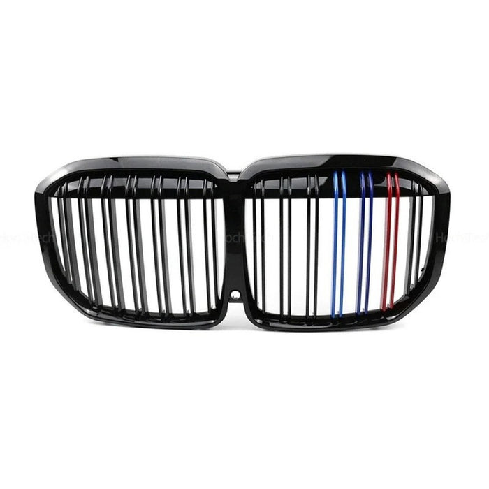 Car Craft Compatible With Bmw X7 G07 2019-2021 Front Bumper M Tri Colour Show Grill - CAR CRAFT INDIA