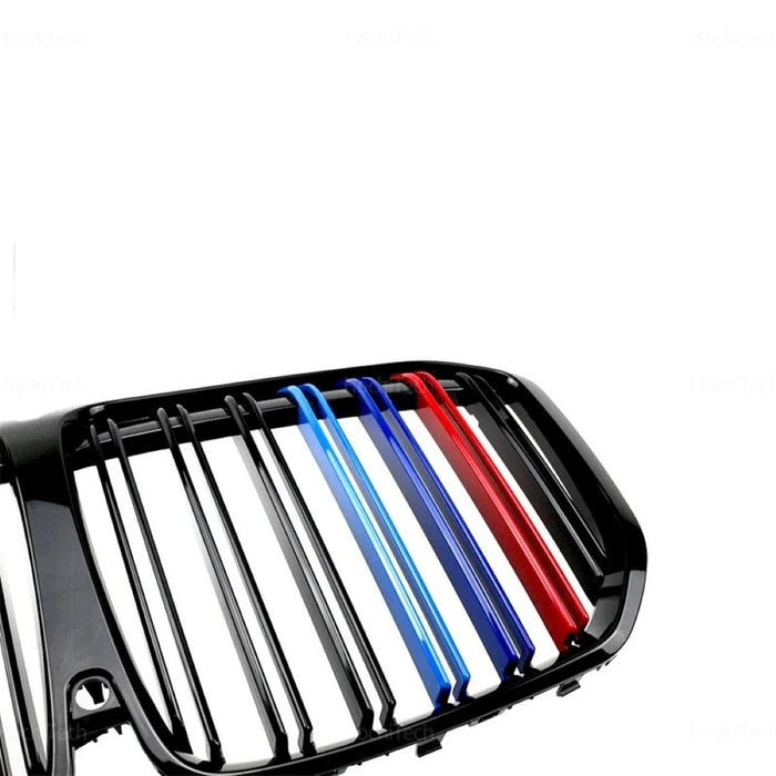 Car Craft Compatible With Bmw X7 G07 2019-2021 Front Bumper M Tri Colour Show Grill - CAR CRAFT INDIA